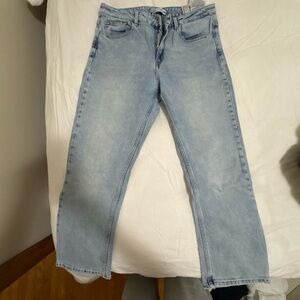 Zara Men's Sky Blue Straight Jeans